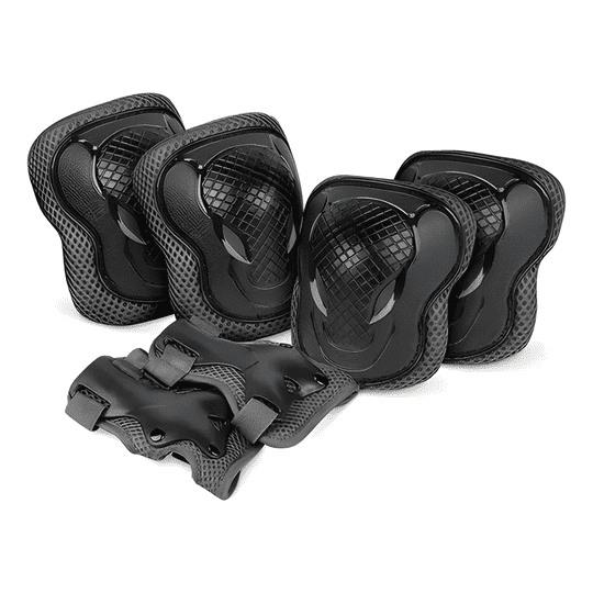 Genérico - Set Rodillera Codera Y Muñequera Protectores Bici Patines