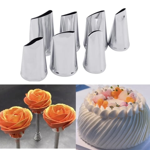 Set De Puntas Para Decoración De Tartas Suuker Fondant Rose (7 Piezas)