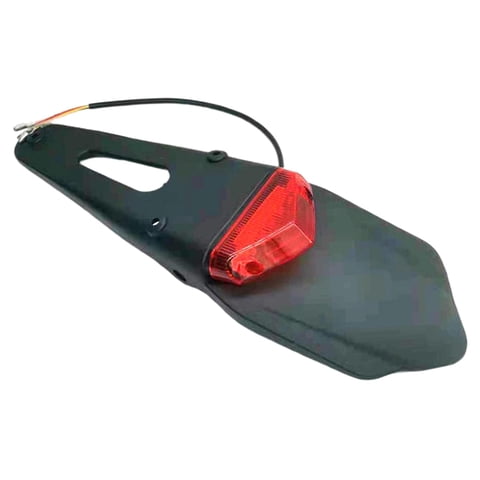 Ioensy - Embellecedor De Cubierta De Guardabarros Trasero Para Motocicleta, Luz Led De 12V, Bicicleta Todoterreno