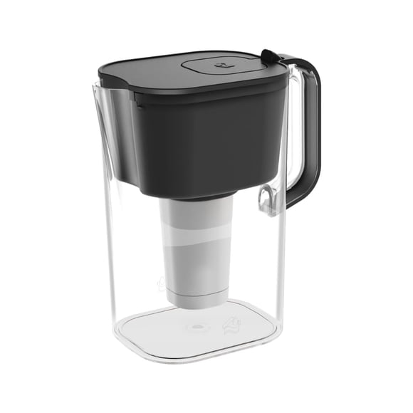 Jarra Filtro de Agua HomeWater 2.4L Libre de BPA Negra