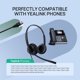 thumbnail image 2 of Auricular Yealink YHS34 QD a RJ9 cableado para oficina, 2 of 7