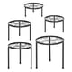 thumbnail image 4 of Soporte De Exhibición De Plantas De Metal, Estante Para Macetas Para Plantas Múltiples, Resistente, 5 Piezas, 4 of 5
