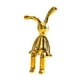 thumbnail image 1 of Escultura De Conejo Galvanizada Regalos Lindos Del Coche Figuras De Decoración Del Jardín Del Hogar 4,4 Cm X 3 Cm X 8,7 Cm Oro, 1 of 3