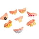 thumbnail image 2 of 8 Piezas Divertido Feo Dientes Falsos Mordaza Regalo Fiesta De Disfraces Accesorios De Juego Al Azar, 2 of 3