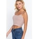 thumbnail image 3 of Top CCwholesalesclothings Algodón Y Spandex Cuello Redondo Copa Removible Malva Nube, 3 of 5