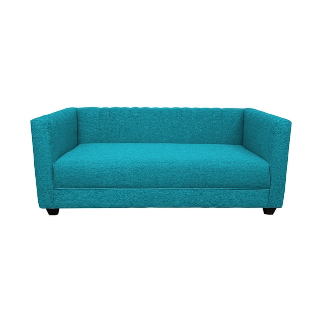 Induhome - Sofa Juanita 2 Cuerpos Chenille Turqueza