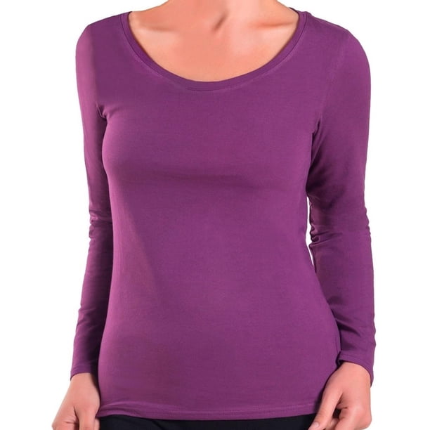 Camiseta Bambú Primera Capa Mujer 3 Unidades rojo Talla Unica