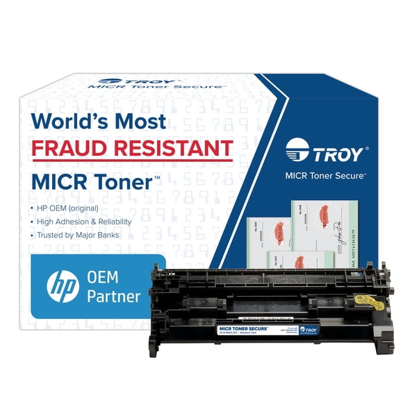 Cartucho de tóner MICR Troy 4001/4101 Secure Standard Yield negro