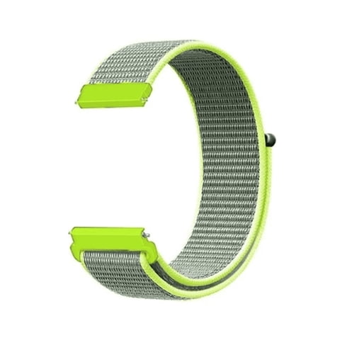 Genérico - Correa Nylon Compatible Huawei Gt/Gt2/Gt3 46Mm 22Mm Verde