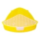 thumbnail image 5 of Caja De Arena Para Conejos, Bandeja De Arena Esquinera Antisalpicaduras Para Hámster, Hurones, Conejitos, Amarillo, 5 of 5