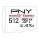 thumbnail image 2 of microSD PNY 512 GB Express U3 V30 A1 UHS‑I, 2 of 9