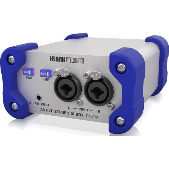 Caja directa activa de 2 canales Klark Teknik DN200