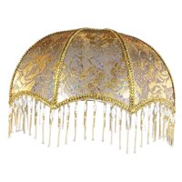 Ioensy - Reemplazo De La Cubierta De La Pantalla De La Mesa De Cúpula Con Borla Para Lámparas De Noche Estilo Elegante D