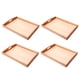 thumbnail image 5 of 4 Bandejas Rectangulares Montessori Medianas De Madera, Soporte Para Juguetes Con Cuentas, 5 of 5
