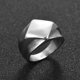 thumbnail image 2 of Anillo Retro Geometrico Silver Hombre Caballero Moda 2020, 2 of 3