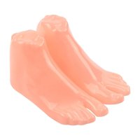Ioensy - 1 Par De Pies De Modelado De Maniquí Para Pulsera De Tobillo, Calcetines, Modelo De Soporte De Exhibición Para Hombres