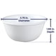 thumbnail image 2 of Ramekin Bowl Vitrelle Glass Winter Frost 170 Ml Paquete De 6, 2 of 2