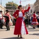 thumbnail image 3 of Traje Huasa Elegante Adulto Rojo / Fiestas Patrias Chile, 3 of 4