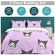 thumbnail image 5 of Kuromi Quilt Set Thicken Soft 3 Pieces Bedding Set All Season Duvet Cove with 2 Pillowcases for Adult Women Girls Teens Home Room Decor, 5 of 5