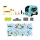 thumbnail image 1 of Rompecabezas De Vagones De Ferrocarril, Juguetes De Construcción De Tableros, Juego De Coches De Pista De Rompecabezas Con Vehículos, Tema Marino De 8 Uds., 1 of 5