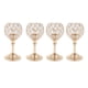 thumbnail image 4 of Candelabro De Cristal Con Mosaico De 4 Piezas, Soporte Para Luz De Té, Candelabro Dorado-S, 4 of 6