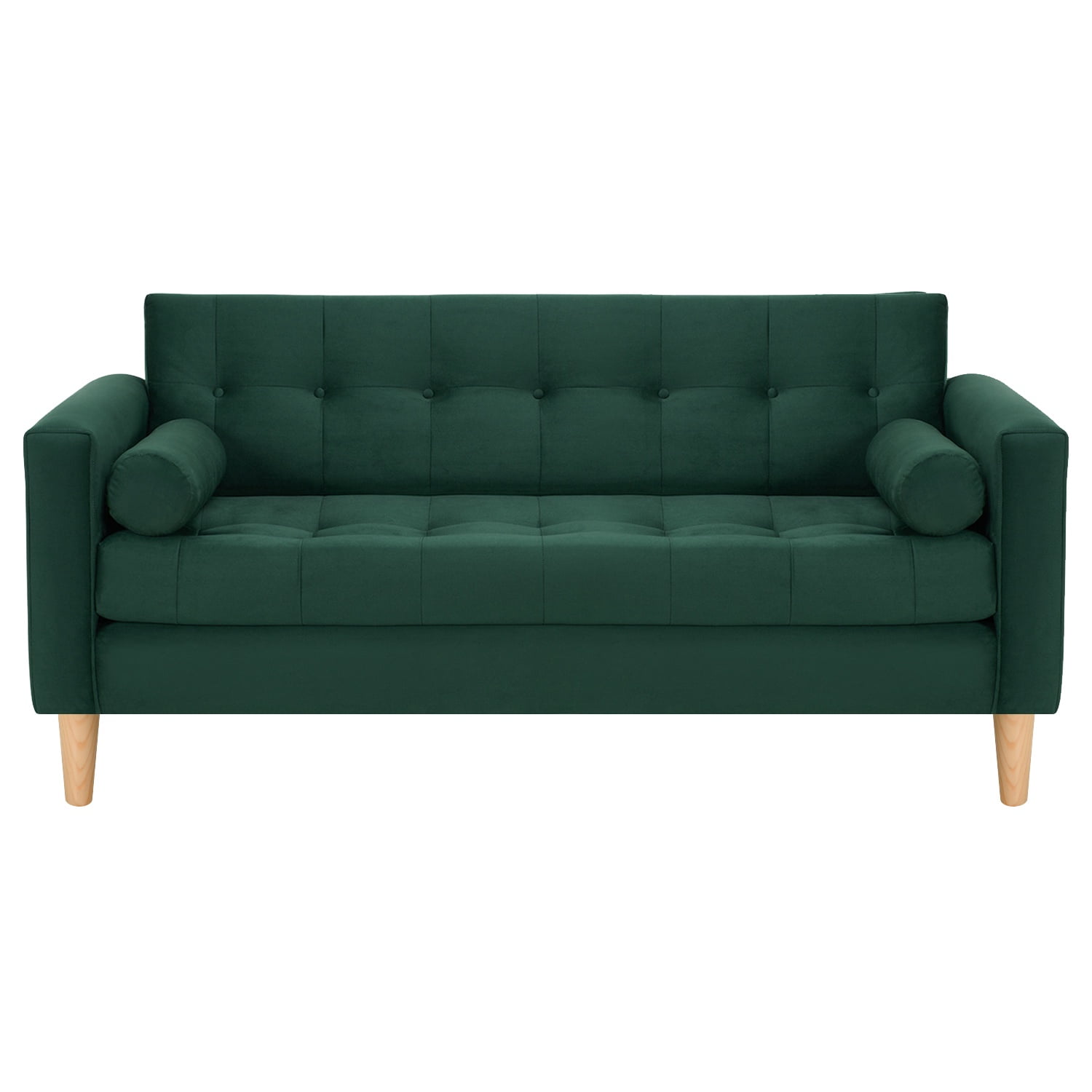 Bodevir - Sofa Retro 3c Felpa 05 Verde Botella