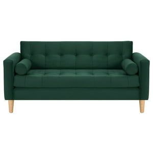 Bodevir - Sofa Retro 3C Felpa 05 Verde Botella