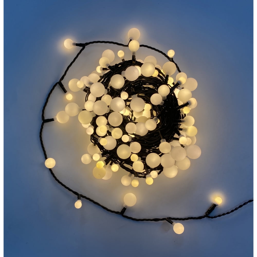 Introtech - 300 Luces Led Funciones Exterior Perlas 3 Tipos