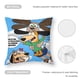 thumbnail image 5 of Augie Doggie y Papi Doggie Fundas de almohada de terciopelo con tema, regalos de funda de almohada, decoración para el hogar, cojín de lanzar, regalo de cumpleaños para fans y parejas. 45cm x 45cm., 5 of 6