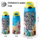 thumbnail image 2 of La Gran Aventura de la Piruleta Botella de Agua con Tapa Pop Top de Un Toque, Acero Inoxidable, a Prueba de Fugas, para Deportes, Botella Infantil azul 12 oz, 2 of 6