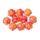 thumbnail image 2 of 10pcs / Set Dados De 20 Caras D20 Para TRPG Game Orange Red, 2 of 3