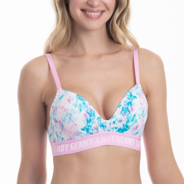 Sosten Microfibra Wireless Soft Estampada Mujer LADY GENNY