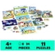 thumbnail image 2 of Juego de rompecabezas Bluey 11 rompecabezas Wood & Fuzzy para niños, 2 of 8