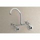 thumbnail image 2 of Grifo de cocina Kingston Brass Concord, soporte de pared, cromado, 2 of 6