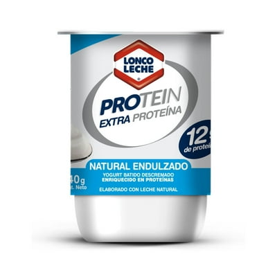 Yoghurt Protein Sabor Natural Endulzado Pote 140 G Loncoleche
