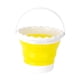 thumbnail image 1 of Pincel Lavadora Cubo Portátil Plegable 2600ml Para Dibujar Al Aire Libre Amarillo, 1 of 5