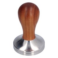Xusx111 - Café Tamper 51Mm Espresso Tamper Herramienta, Acero Inoxidable Barista-Calidad Mano Prensa Espresso Maker Con Mango De Madera Ergonómico