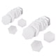 thumbnail image 4 of 200 Uds. Papeles Ingleses Hexagonales Blancos Plantillas Para Acolchar Manualidades 16 22mm, 4 of 5