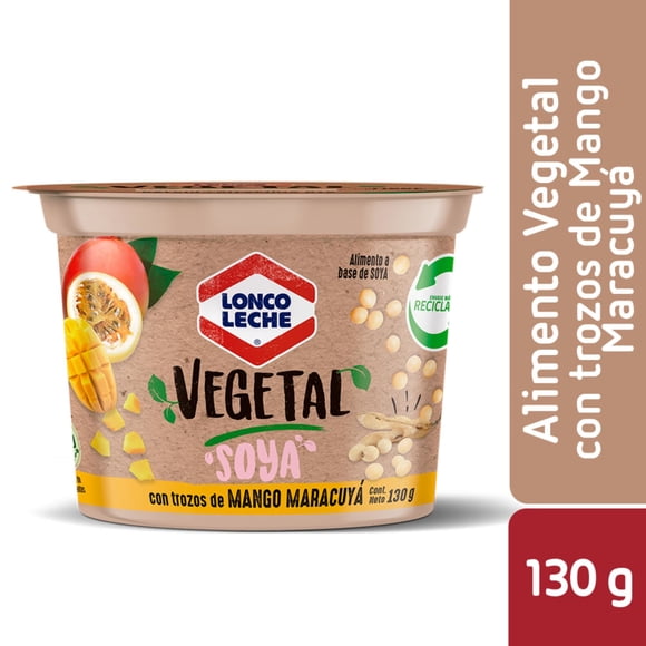 Bebidas de Soya Mango Maracuyá, 130 g