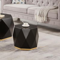 Muebles Santa Ana - Mesa Lateral Geometrix Black