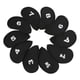 thumbnail image 2 of 10 Fundas Protectoras para Cabezas de Hierro de Golf, Regalos para Golfistas Profesionales, Fundas Universales para Cabezas de Palos de Golf para Depo Negro, 2 of 5