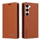 thumbnail image 1 of Funda Billetera de Cuero para Samsung Galaxy S23 con Tarjetero y Soporte - Tapa Magnética Marrón, 1 of 6