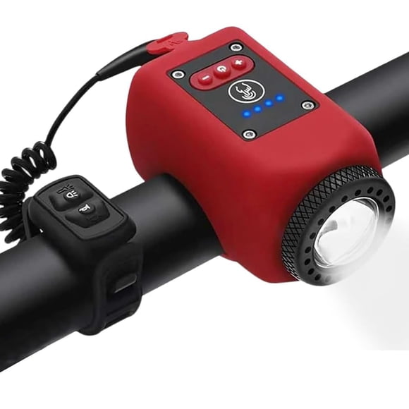 Timbre y luz para bicicleta LESOVI LE-01, 110 dB, 5 modos, recargable