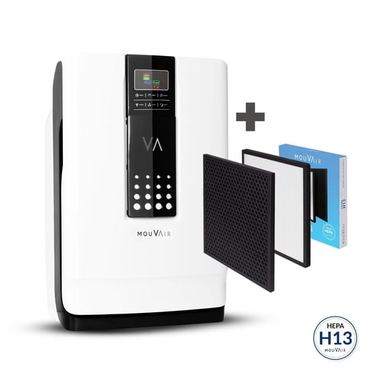 Purificador De Aire Mouvair Zen Con Hepa H13 + Filtros De Reemplazo Hepa H13 (grado Médico)