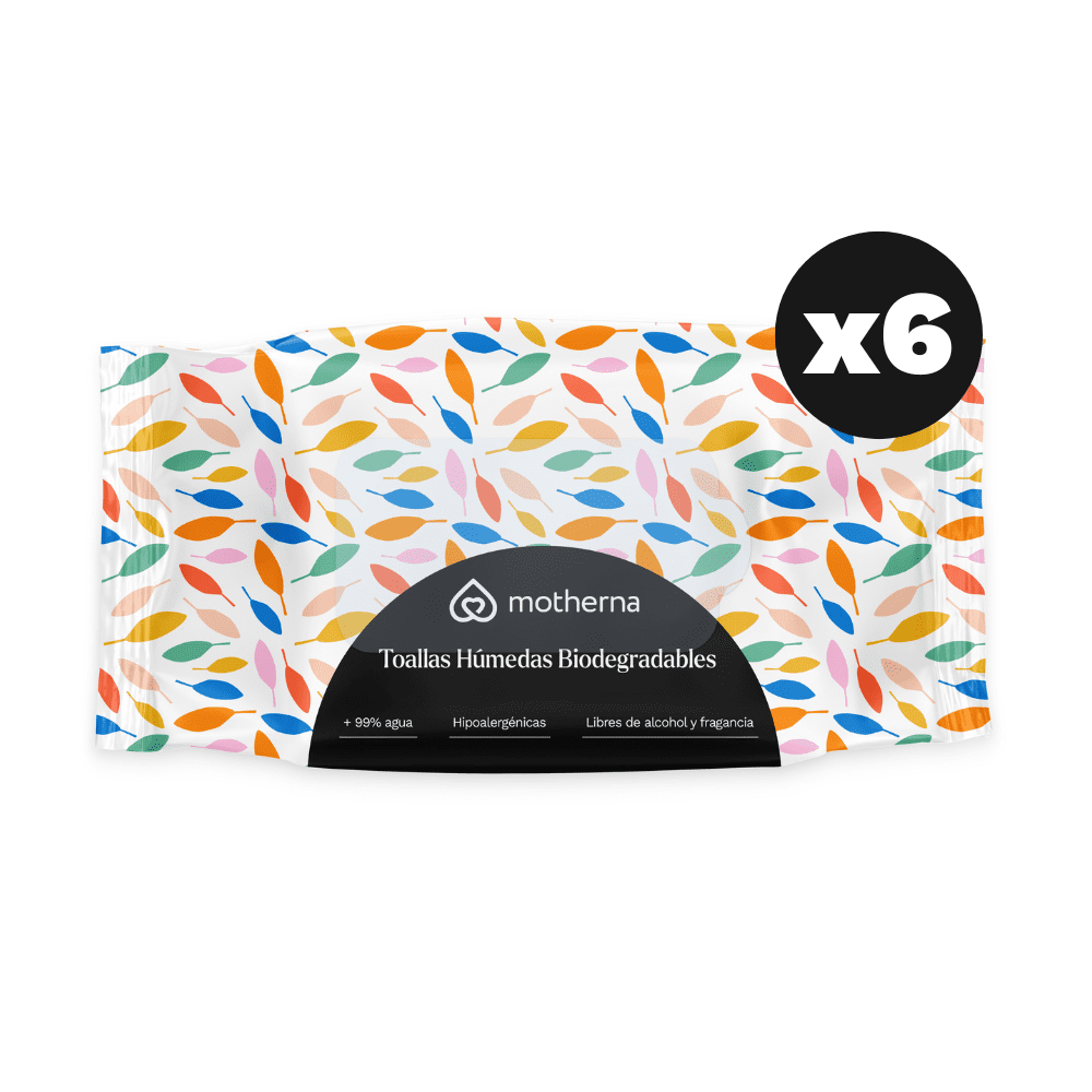 Toallas Húmedas Motherna Caja 6x60 Uns Hojas