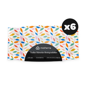 Toallas Húmedas Motherna Caja 6X60 Uns Hojas