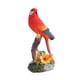 thumbnail image 2 of Figura De Resina, Escultura De Pájaro, Para Jardín, Jardinera, Ventana, Porche, Estatua De Loro Para Jardín, Color Rojo, 2 of 3