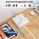 thumbnail image 3 of Regleta de pared MCSCN 6CA 4USB blanca con montaje en pared, 3 of 7
