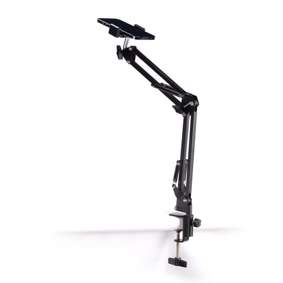 Soporte para teléfono PHOTOMYNE, robusto y flexible, para escritorio, negro
