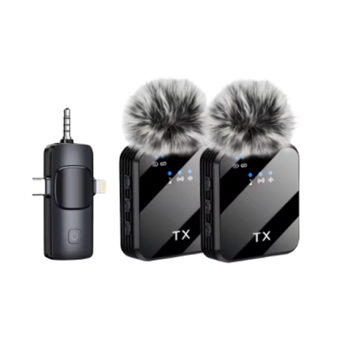 Irm - Microfono Inalambrico 3 En 1 Para Cámara, Iphone, Android